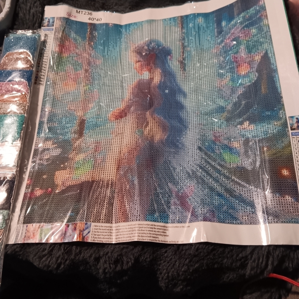 Enchanting Fairy Forest Diamond Art Paint Kit 40x40